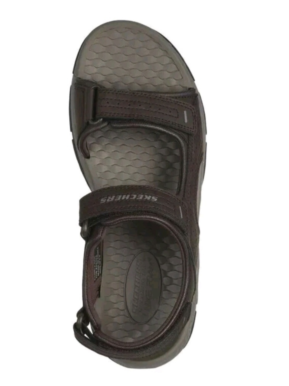 Skechers Men's Relaxed Fit Tresmen Garo Sandals Brown Size 13